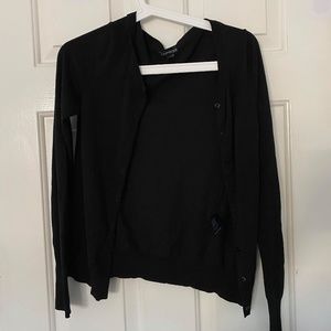 Black Sweater Cardigan